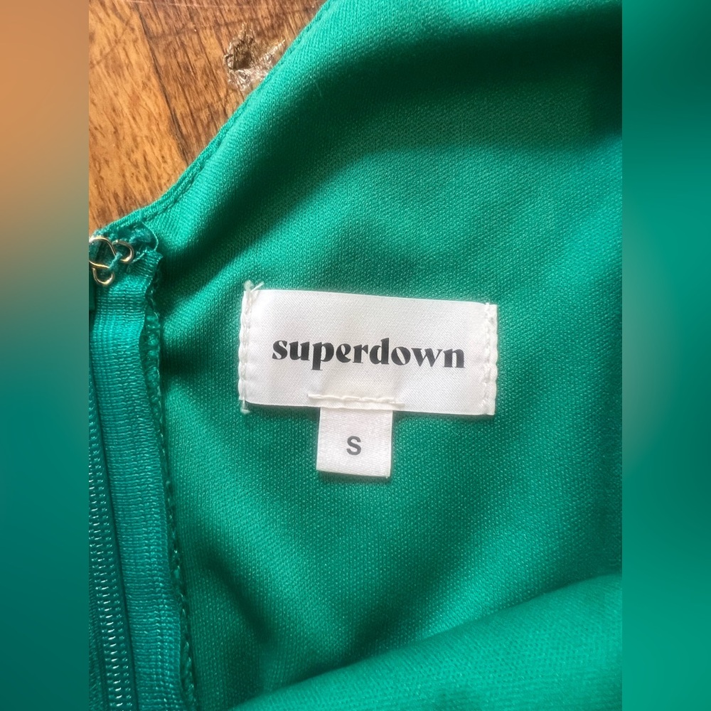 Revolve Superdown small Green Romper - image 4